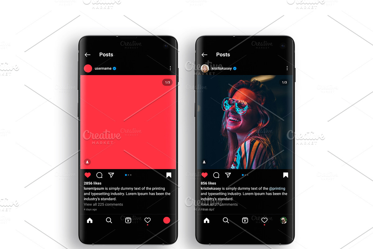 Instagram Template Mockup 2022 XD, a Social Media Template by Dilshod Sobirov (Photo 3 of 16)