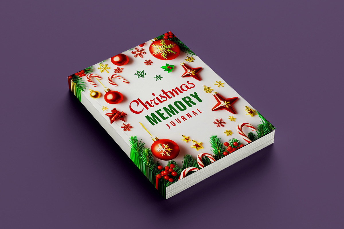 Christmas Memory Journal Canva Kdp, a Stationery Template by Mustafiz (Photo 2 of 6)