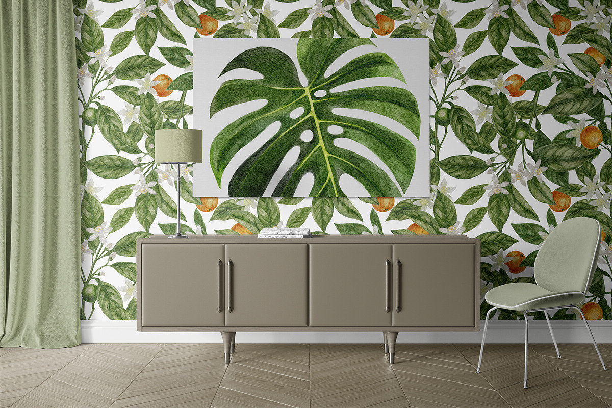 Tropical Botanical Seamless Pattern, a Pattern Graphic by mila_leev (Photo 3 of 8)