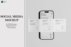 High Quality Social Media Mockup