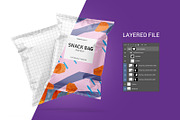 Snack bag mockup set, a Packaging Mockup by ShooShooShop (Thumbnail 2 of 7)