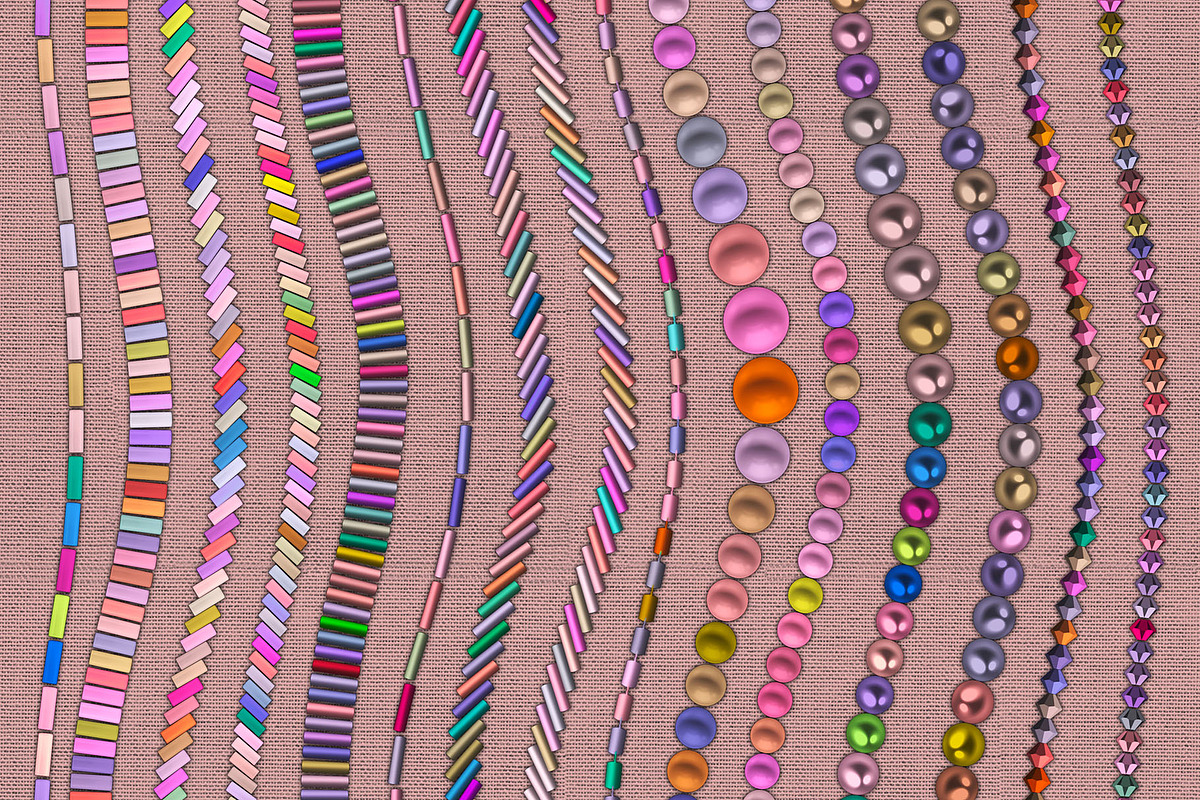 Beads Brushes for Procreate, a Brush Add-On by Hanna Inaiáh (Photo 7 of 12)