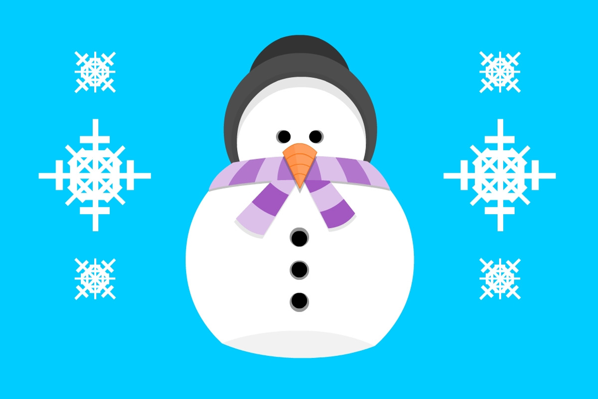 Snowman Image, an Illustration by Illustrations & Templates