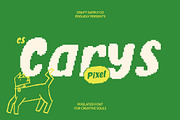 CS Carys Pixel, a Sans Serif Font by Craft Supply Co. (Thumbnail 1 of 8)