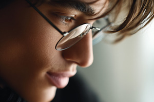 Close up portrait of a young man, a Person Photo by MistyDay