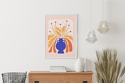 Trendy abstract flowers posters set, a Background Graphic by Good Studio (Thumbnail 12 of 13)