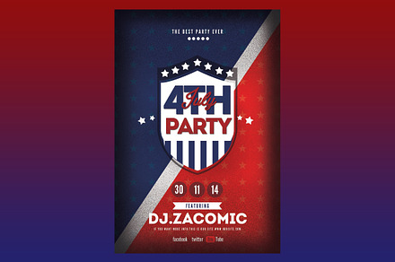 4th of july poster