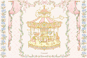 Lullaby Carousel 50+ png clipart, a Decorative Illustration by Ekaproeka (Thumbnail 8 of 10)