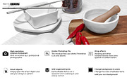 Ceramic Plate and Bowls Mockup, a Household Mockup by Pret-a-Mockup (Thumbnail 2 of 9)