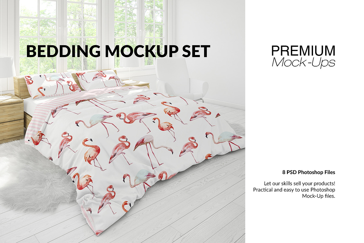 Bed Linens Bundle - 30 Mockups, an Apparel Mockup by mock-ups (Photo 23 of 35)