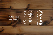 Woodcute Cute Decorative Font, a Font by Graphic Spirit (Thumbnail 11 of 12)