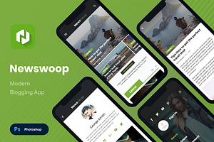 Online News & Blog App UI Kit