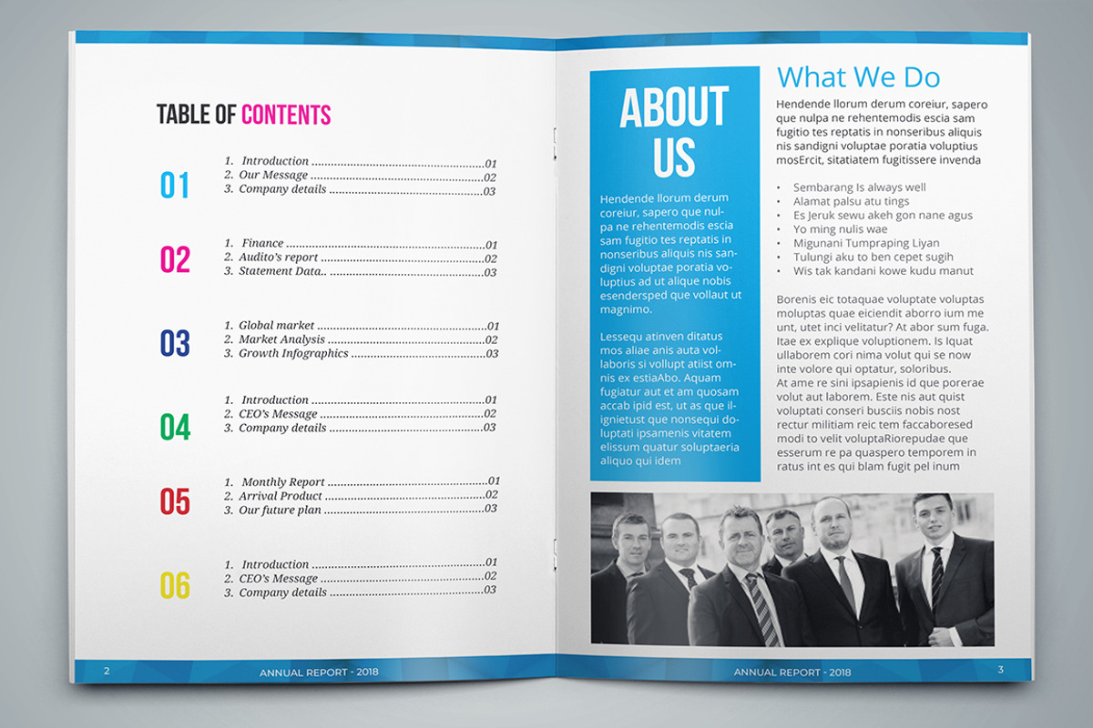 Annual Report -InDesign Template, a Brochure Template by Design_Fx (Photo 5 of 13)