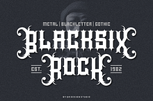 Blacksix Rock - Blackletter & Funky