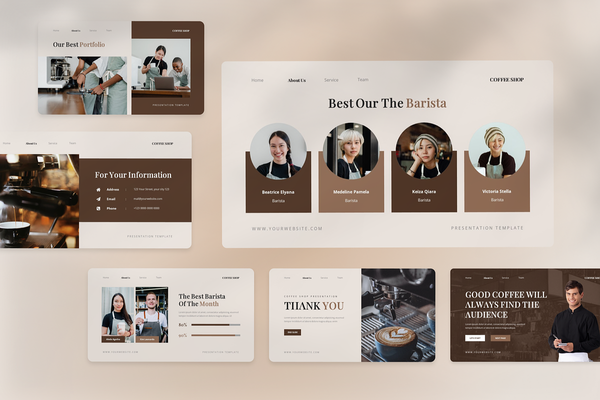 Ngopidek - Coffee Shop Powerpoint, a Presentation Template by SquidPixey (Photo 6 of 7)