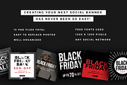 Black Friday Social Media Banner V2, a Social Media Template by MinimalStudioCo (Thumbnail 2 of 6)