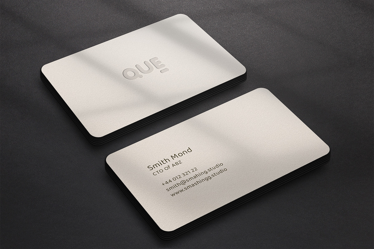 Business card Template & 3 Mock-up, a Business Card Template by Smashing_Studio (Photo 4 of 4)