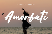 Amorfati – Brush Script Font, a Script Font by Fikryal Studio (Thumbnail 1 of 13)