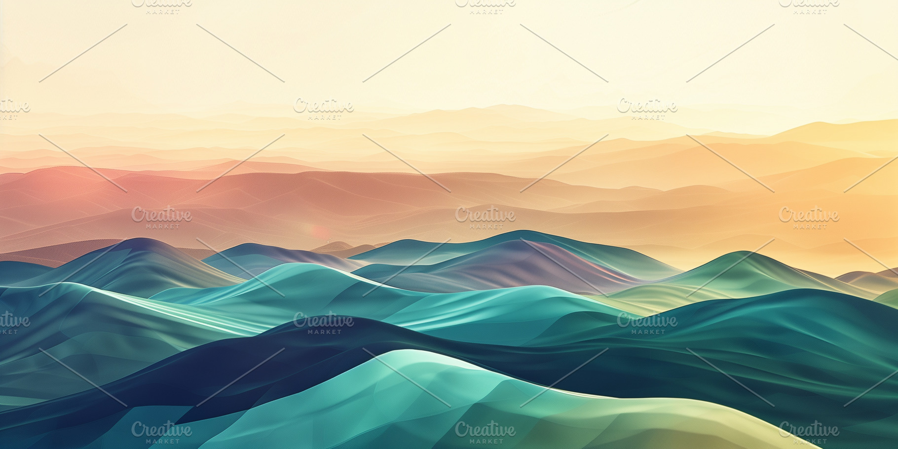 Abstract minimalistic mountains, a Wallpaper Photo by MistyDay