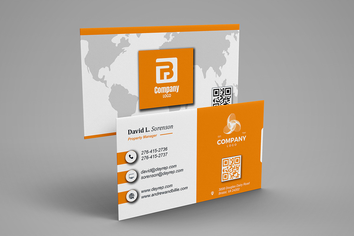 Urban Realtor Card PSD preview 2