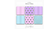 Pastel Polka Dots, Silver Glitter, a Pattern Graphic by Creative Matrix82 (Thumbnail 4 of 7)