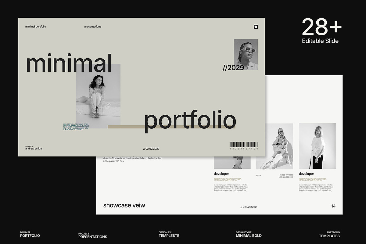 My Portfolio Presentation, a Presentation Template by Templeste (Photo 2 of 6)