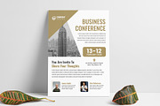 Business Conference Flyer Layout, a Flyer Template by Pixelpick (Thumbnail 2 of 2)