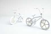 1980s Raleigh Burner BMX Bicycle, a Cars & Vehicle 3D Model by 3DTreatment (Thumbnail 4 of 25)