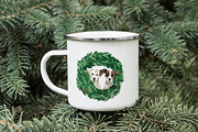 Watercolor clipart - White Christmas, a Seasonal Illustration by Artcard Watercolor (Thumbnail 5 of 16)
