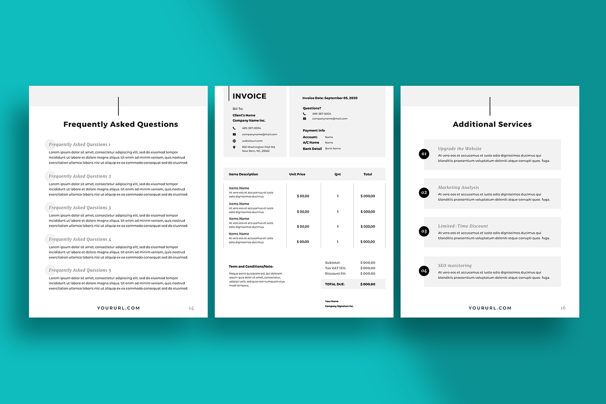 Project Proposal | Canva, a Brochure Template by Anchor ‹A› Digital Design (Photo 9 of 10)