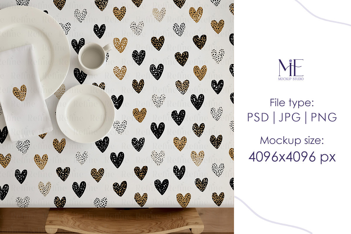 Table Cloth Mockup Tablecloth Napkin, a Household Mockup by Mie Mockup Studio (Photo 5 of 10)