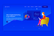 Website Header with illustration, a Device Mockup by Avabil (Thumbnail 4 of 10)