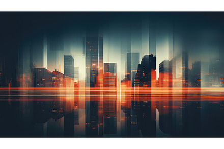 abstract blurry building city, a Transportation Photo by pikepicture