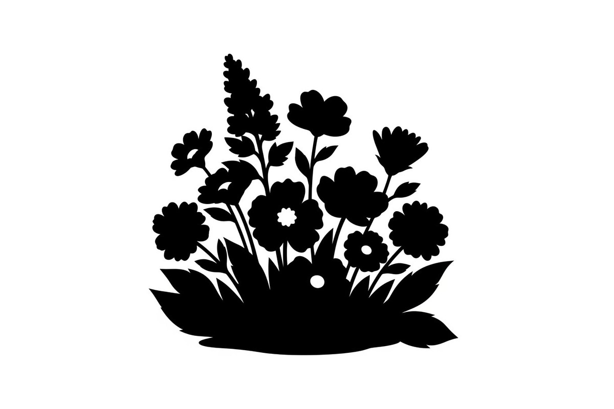 Floral Ornament Silhouette Bundle, an Illustration by BIPLOB EXPERT (Photo 6 of 51)