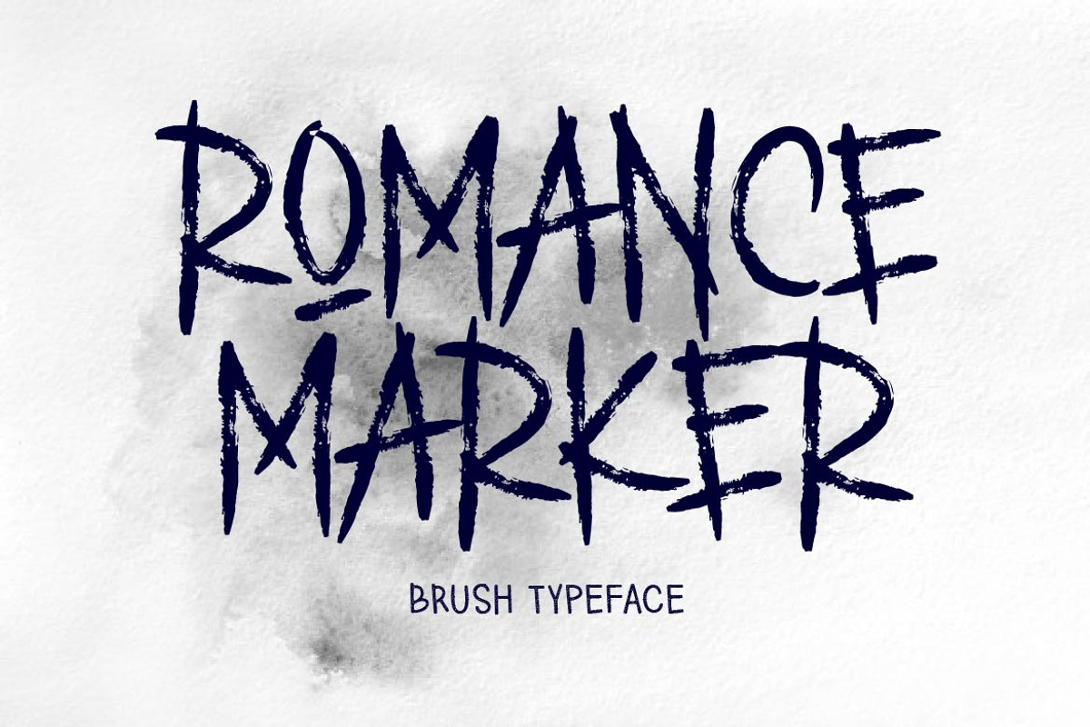 Brush Font Bundle 45 Fonts, a Blackletter Font by AMINMARIO (Photo 28 of 45)