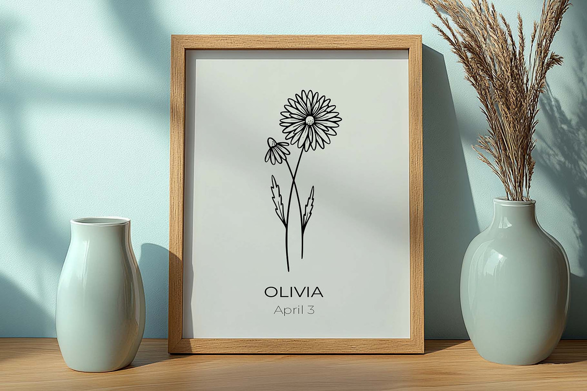 Birth Month Flowers – Floral Zodiac, an Object Graphic by Irina Ostapenko (Photo 2 of 7)