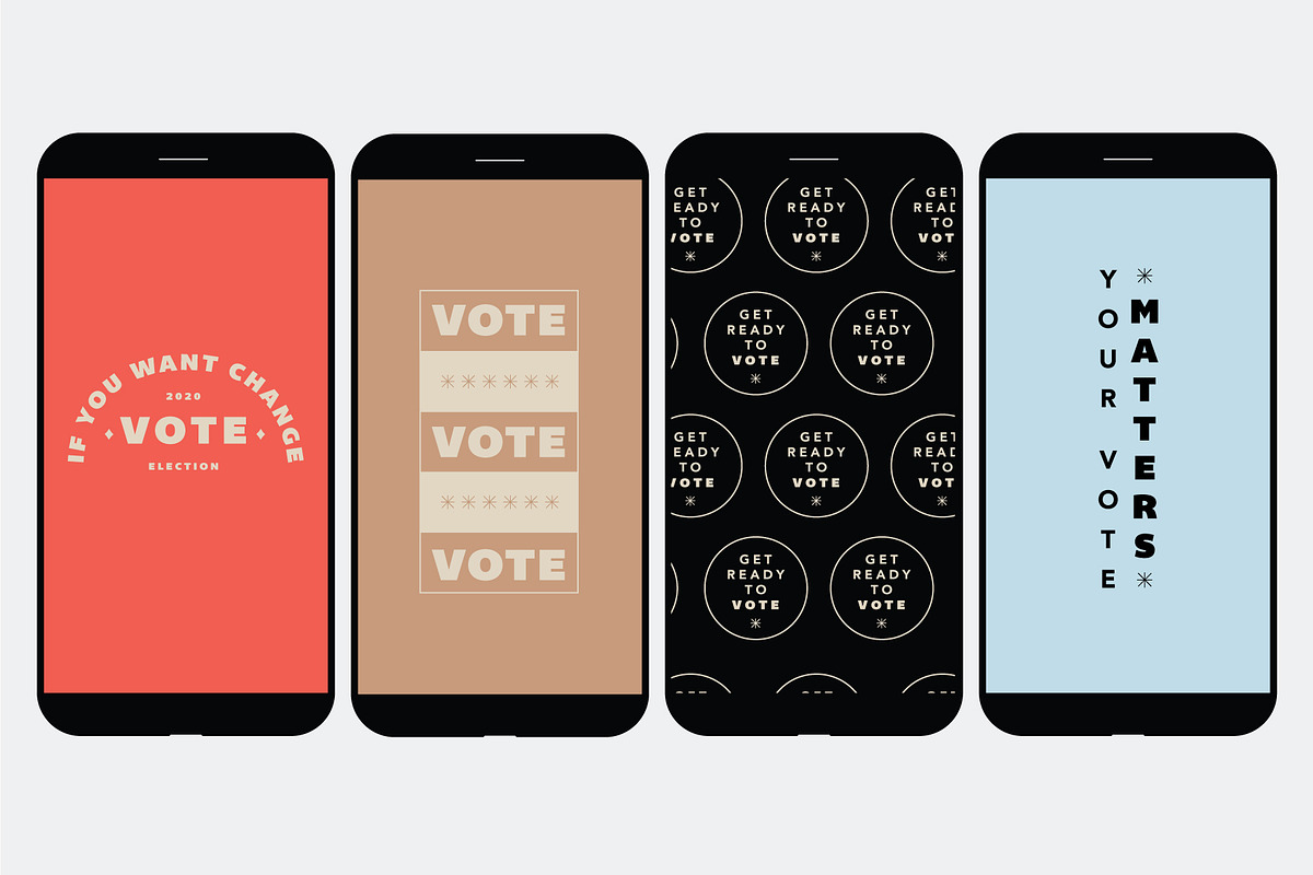 Voting Badges, an Illustration by Mere Hunter (Photo 3 of 4)