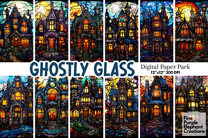 Stained Glass Haunted House