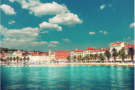 View to Split embankment, an Architecture Photo by Nature and travel