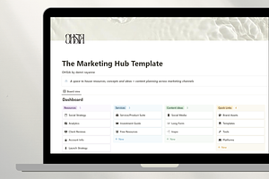 Marketing Hub Notion Template