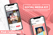 ANIMATED - Pink Social Media Booster, a Social Media Template by Brandspark (Thumbnail 1 of 7)