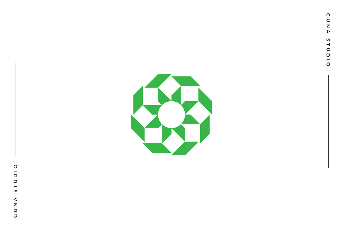 Abstract Flower - Logo Template, a Branding & Logo Template by Guna Studio (Photo 3 of 4)