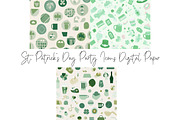 St. Patrick’s Day Party Icons Patter, a Texture Illustration by DreamPrint404 (Thumbnail 4 of 8)