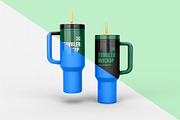 Tumbler Mockup - 6 views, a Cups & Container Mockup by Illusiongraphic (Thumbnail 9 of 17)