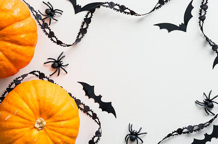 Happy Halloween holiday concept, a Holiday Photo by photoguns