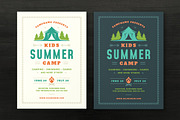Kids Summer Camp Flyer Template, a Flyer Template by Vasya Kobelev (Thumbnail 1 of 3)