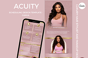 Hair Acuity Scheduling Site canva, a Squarespace Template by Foedesigner (Thumbnail 1 of 7)