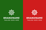 Cherry Group Modern Simple Logo Set, a Branding & Logo Template by Pray Art Design Studio (Thumbnail 2 of 2)