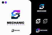 Set of Gear Logo designs concept, a Branding & Logo Template by Lucky Creative (Thumbnail 5 of 5)