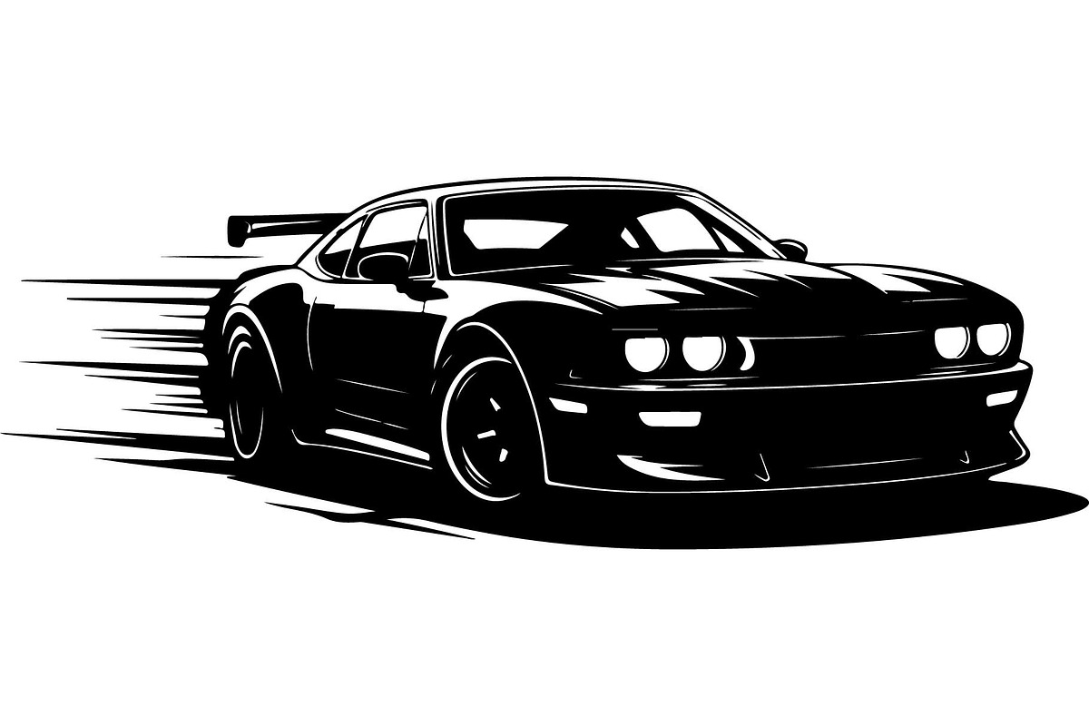 Muscle Car & Motorcycle SVG Bundle, an Object Graphic by Creativeshirt (Photo 12 of 13)